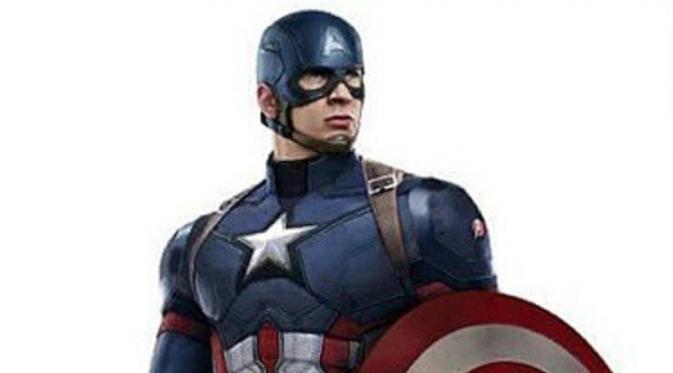 Kostum Baru Chris Evans di 'Captain America: Civil War'. Foto: Instagram