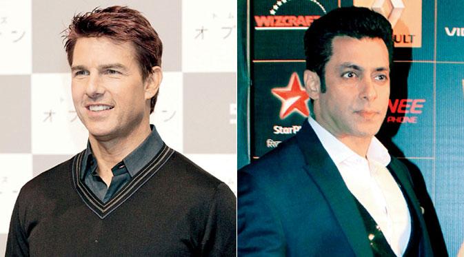 Salman Khan dan Tom Cruise (via mid-day.com)