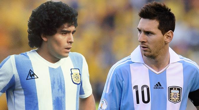 Diego Maradona Vs Lionel Messi