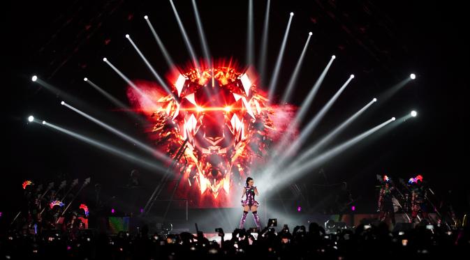 Kemeriahan Konser Prismatic World Tour Katy Perry (Foto: Courtesy of Ismaya Live and Sound Rhythm)