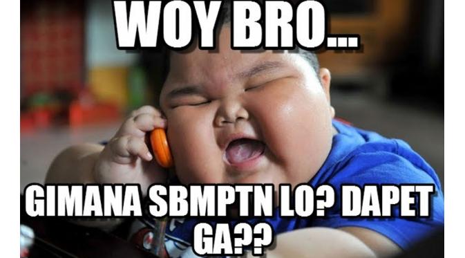 Woy, Bro! Lulus SNMPTN nggak? (Via: funny-pictures.picphotos.net)