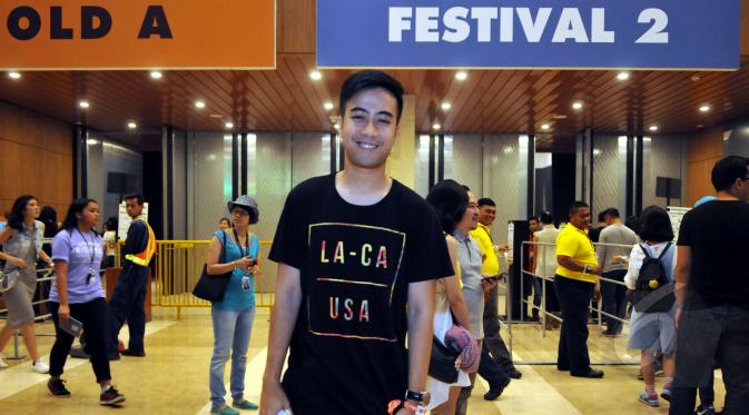 Vidi Aldiano saat ditemui di Indonesia Convention Exhibition (ICE) untuk menonton konser Katy Perry, Tangsel (9/5/2015). (Liputan6.com/Panji Diksana)