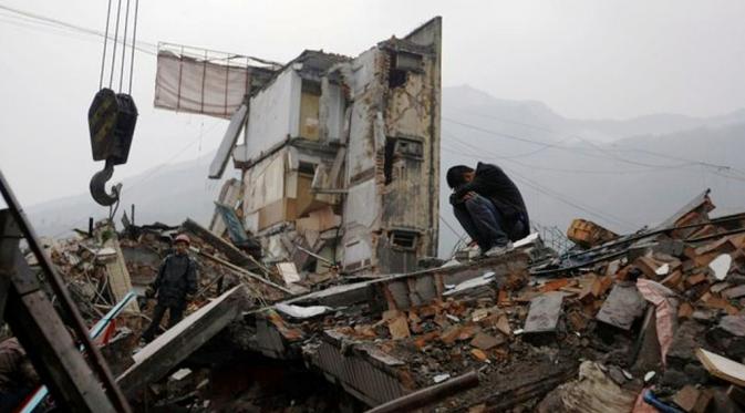 Kondisi pascagempa Sichuan 12 Mei 2008 (Reuters)