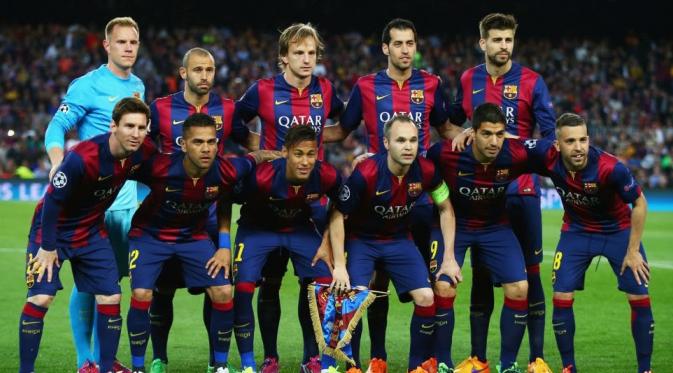 Ilustrasi Team Barcelona pada Leg kedua di semi final Liga Champions 2015