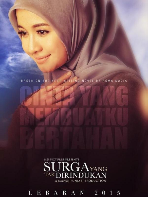 Laudya Cynthia Bella dalam poster teaser pemain 'Surga yang Tak Dirindukan'. Foto: MD Pictures