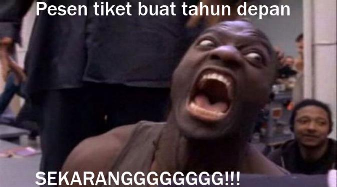 Meme kocak tiket kereta api (Dok. Bintang.com)