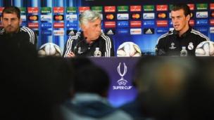 Gareth Bale dalam konferensi pers Madrid
