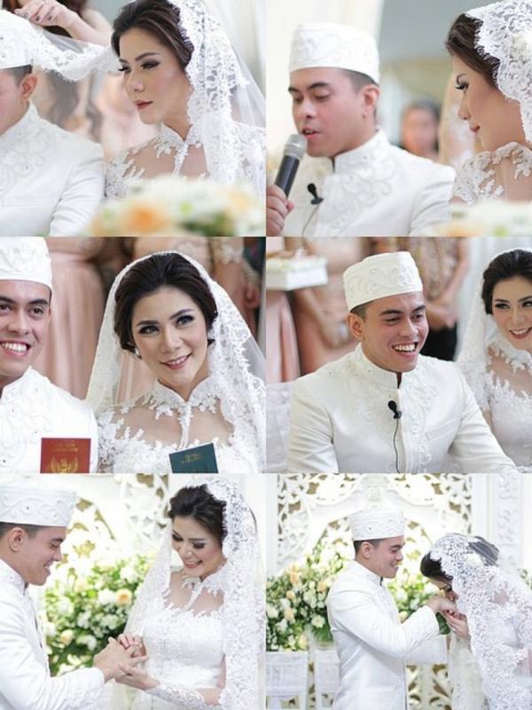 Cynthia Ramlan menikah dengan Elang Tjokro. (Instagram @cynthiaramlan)