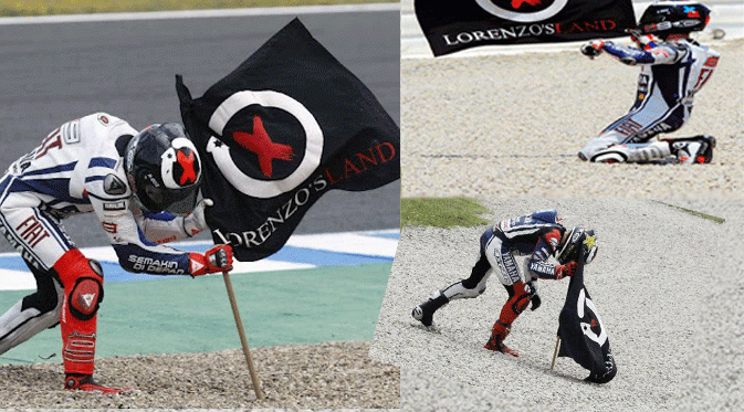 Ritual Jorge Lorenzo di MotoGP