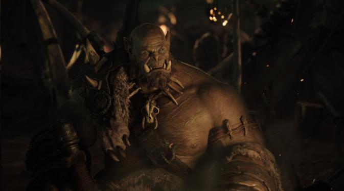 Tampilan makhluk bejenis orc di film Warcraft garapan Universal dan Legendary Pictures terlihat sangat nyata.