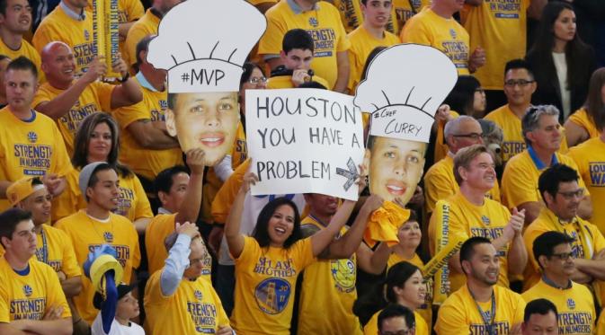 Gim 1 Final Barat NBA: Houston Rockets vs Golden State Warriors (Reuters - Kelley L Cox)