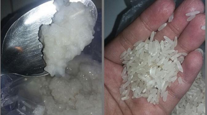 Beras Plastik Ditemukan di Bekasi (Via: uniqpost.com)