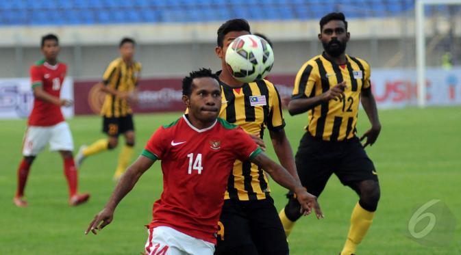 Yohanes Ferinando Pahabol pemain timnas U23. Foto: Liputan6.com