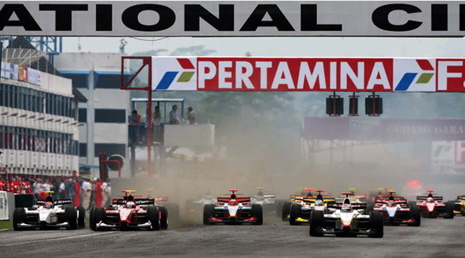 A1 Grand Prix di Sirkuit Sentul. Foto: Youtube.
