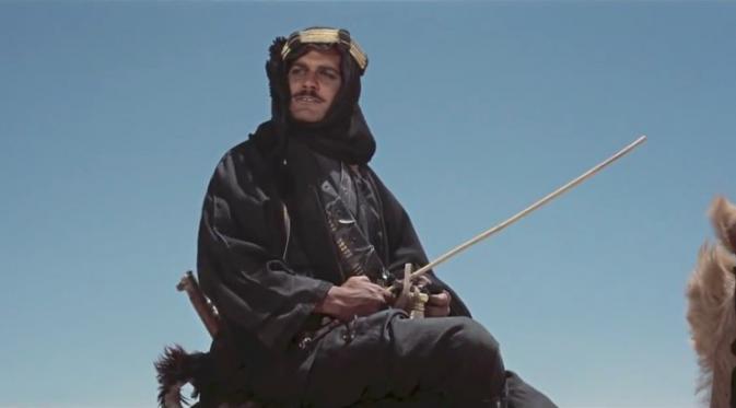 Omar Sharif di Lawrence of Arabia (1962).