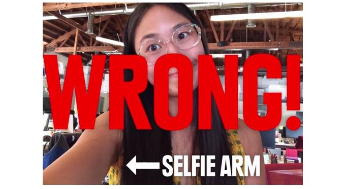 Kesalahan dalam selfie pakai iPhone (Via: youtube.com/buzzfeedvideo)