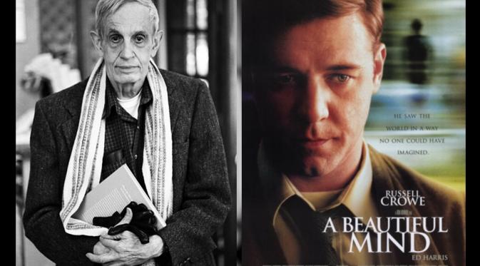 John Nash, matematikawan yang menginspirasi Film 'A Beautiful Mind' (Wikipedia)