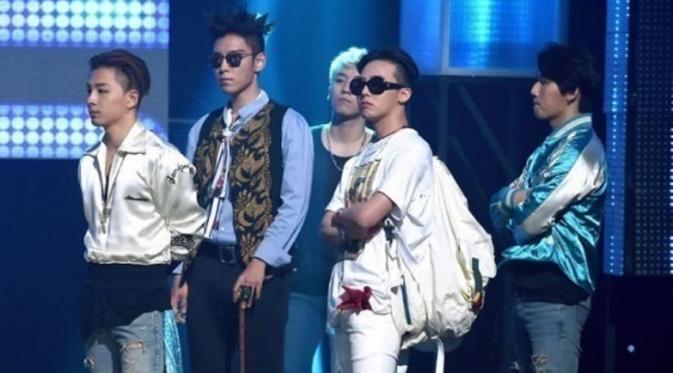 Big Bang dengan karya terbarunya bae bae dan Loser masih mendominasi dunia hiburan di Korea Selatan [Foto: OSEN].