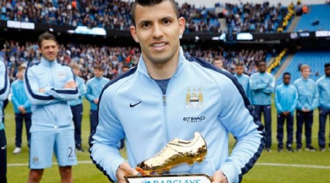 Sergio Aguero raih Golden Boot