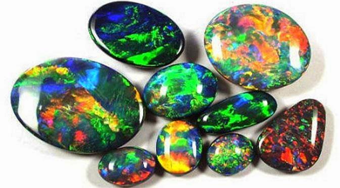 Bermacam-macam warna Kalimaya Black Opal