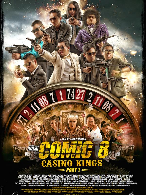 Poster resmi film 'Comic 8: Casino King'. Foto: Falcon Pictures