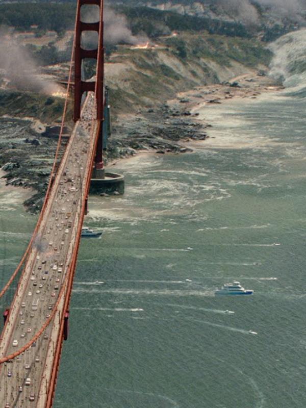 Adegan dalam film 'San Andreas'. Foto: Vidio