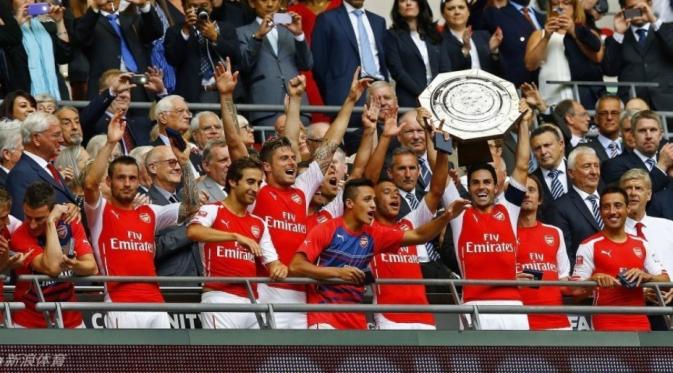 Musim lalu, Arsenal berhasil memenangkan Community Shield setelah mengalahkan Manchester City dengan skor 3-0.