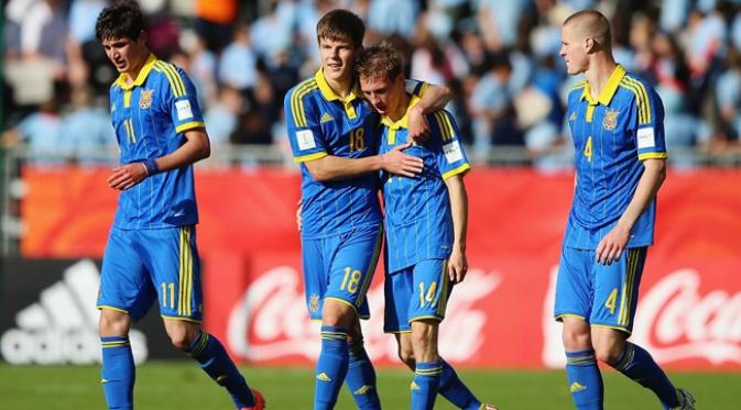 Timnas U-20 Ukraina Mempecundangi Myanmar U-20 dengan skor 6-0. Getty Images.