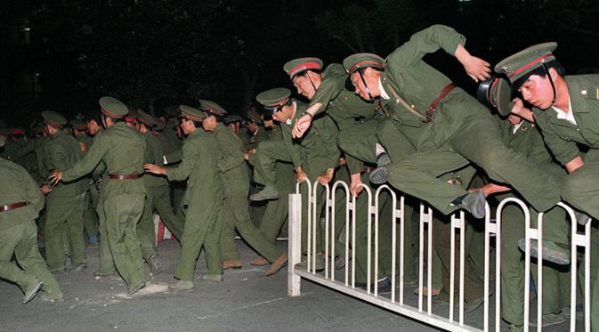 Pembantaian di Tiananmen, China. (Abc.net.au)