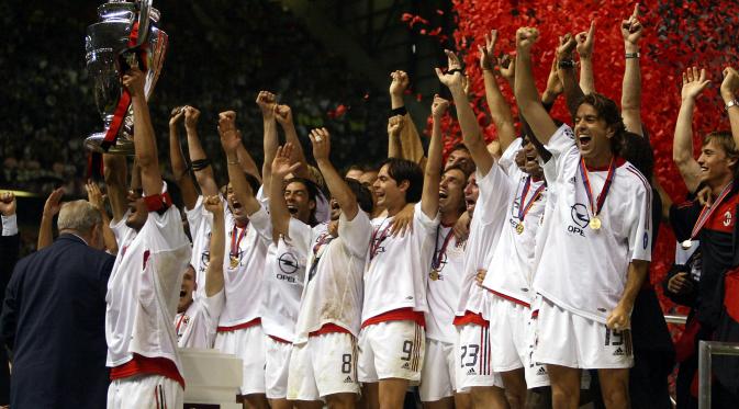 AC Milan juara Liga Champions musim 2002-2003. (wikipedia)