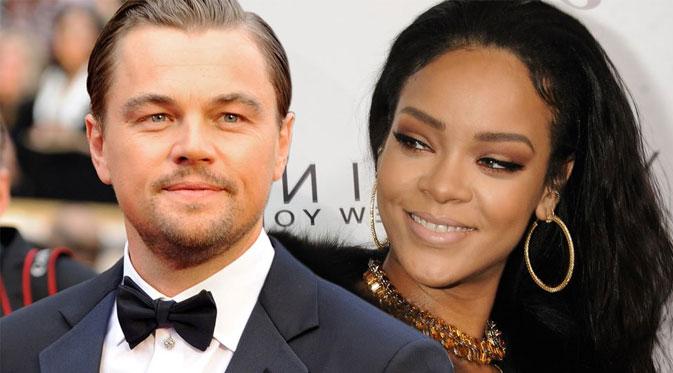 Rihanna dan Leonardo DiCaprio (via okmagazine.com)