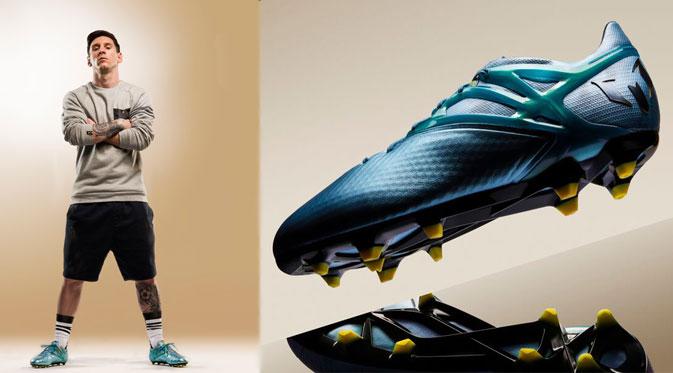 Sepatu terbaru Messi di buat khusus untuk ajang Final Liga Champions 2015