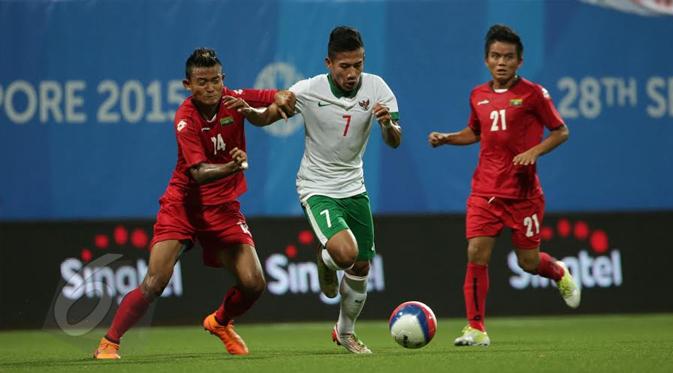 SEA Games 2015: Winger Timnas U-23 Indonesia Ahmad Nufiandani (Liputan6.com / Helmi Fithriansyah)