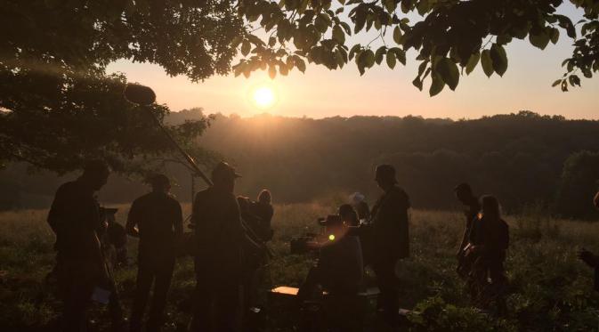 Produser memberikan fans Hunger Games sebuah gambaran ending lewat sebuah foto yang bertempat di lokasi syuting.
