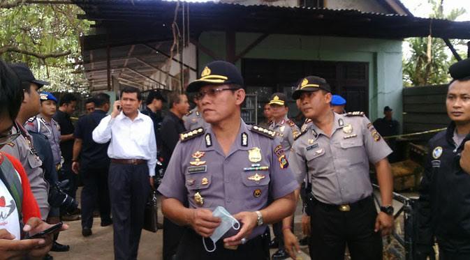 Rumah ibu angkat Angeline di Sanur, Bali, didatangi polisi. (Liputan6.com/Dewi Divianta)