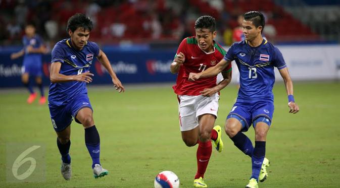 SEA Games 2015: Thailand U-23 vs Indonesia U-23 (Liputan6.com / Helmi Fithriansyah)