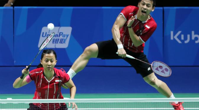 Ganda campuran Indonesia  Riky Widianto/Richi Puspita Dili gagal ke final ganda campuran SEA Games 2015 (Humas PP PBSI)