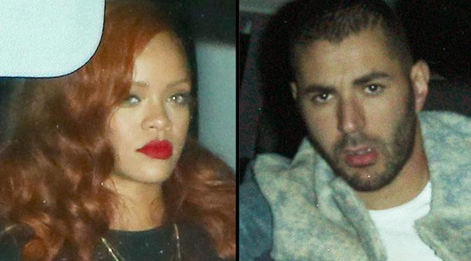Rihanna dan Karim Benzema kini semakin intim (via people.com)