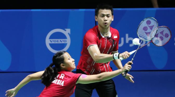 Ganda campuran Indonesia  Riky Widianto/Richi Puspita Dili gagal ke final ganda campuran SEA Games 2015 (Humas PP PBSI)