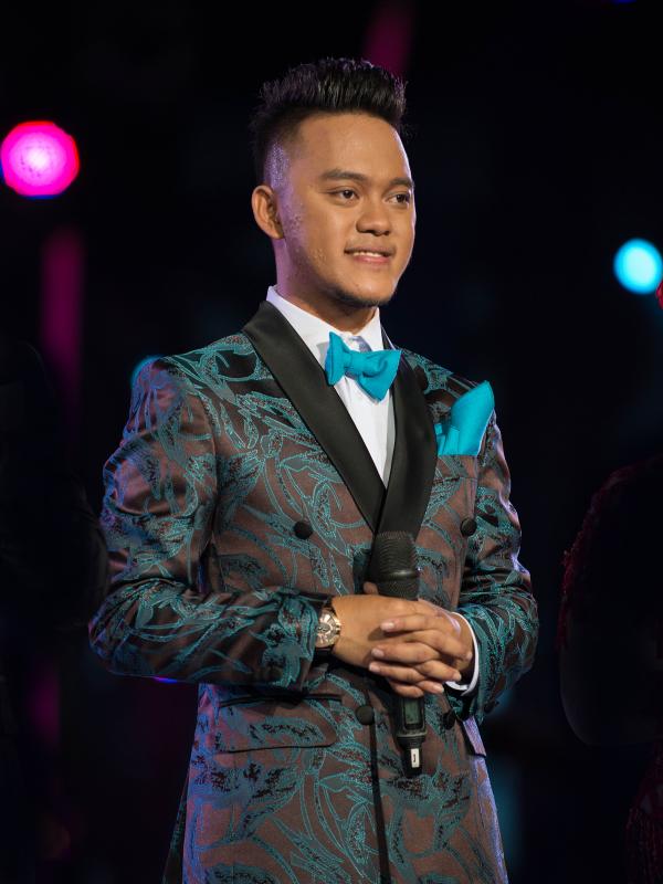 Danang Banyuwangi di final Dangdut Academy 2. (Foto: Desmond Manullang/Bintang.com)