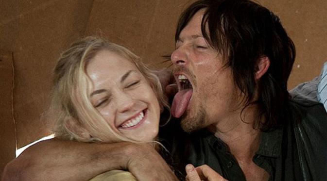 Emily Kinney dan Norman Reedus