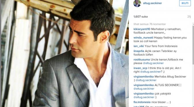 Altuğ Seçkiner yang kerap kali mengunggah foto dirinya yang terlihat tampan di akun media sosial miliknya.