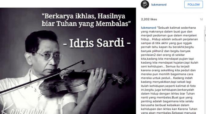 Instagram Lukman Sardi