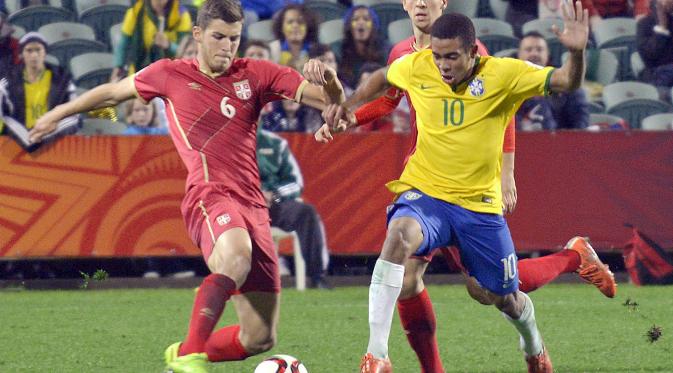 Serbia Juara Dunia Usai Tumbangkan Brasil (Reuters / Carlos Sarraf)