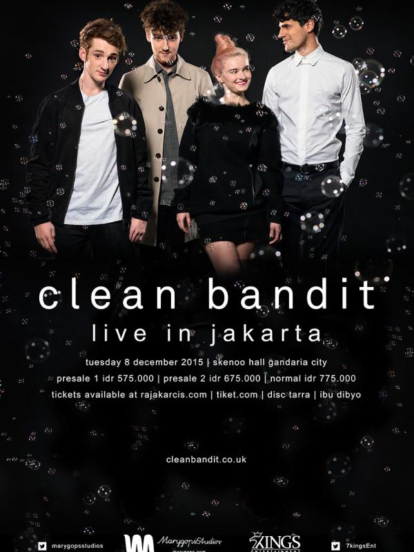 Konser Clean Bandit Segera Digelar di Indonesia