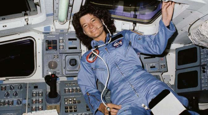 Sally Ride, astronot wanita Amerika pertama. (NASA.gov)