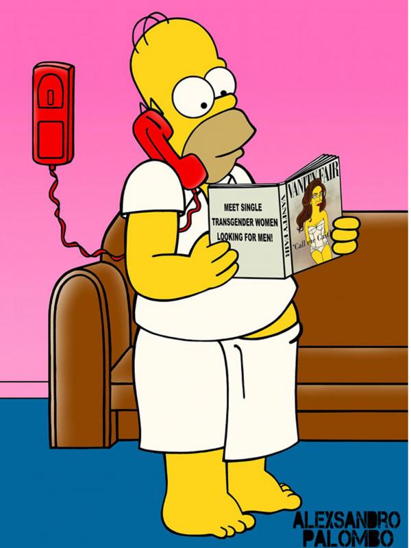 Caitlyn Jenner Simpsons. (foto: ibtimes)