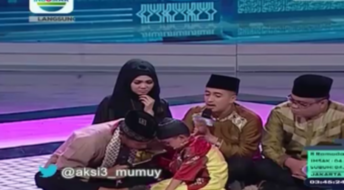 Mumuy, kontestan AKSI Indosiar. 