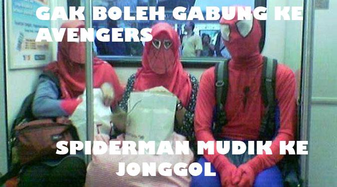 Meme lucu Spiderman