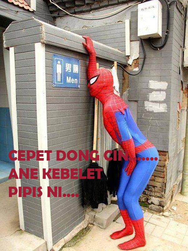 Meme lucu Spiderman